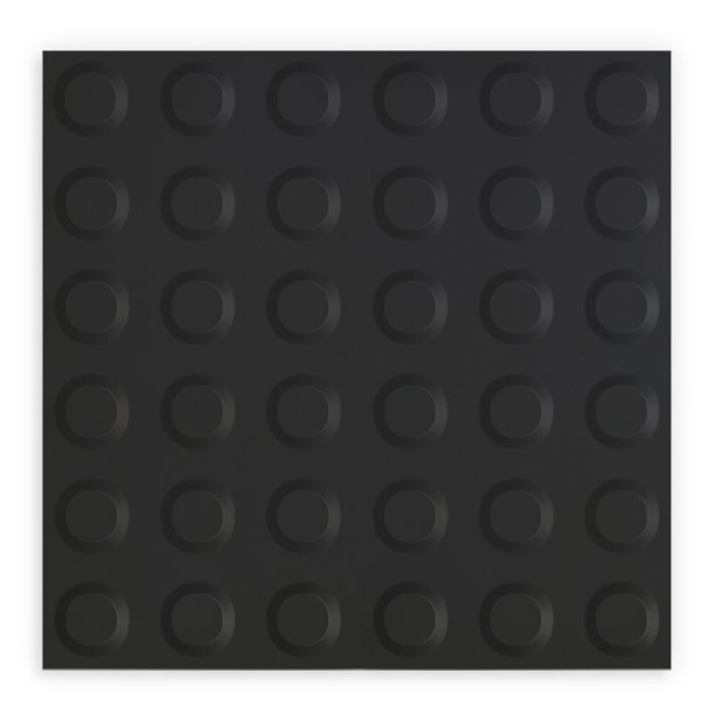 Taktile selvklebende fliser med knotter 30 x 30 x 0,8 cm i TPU, velg farge