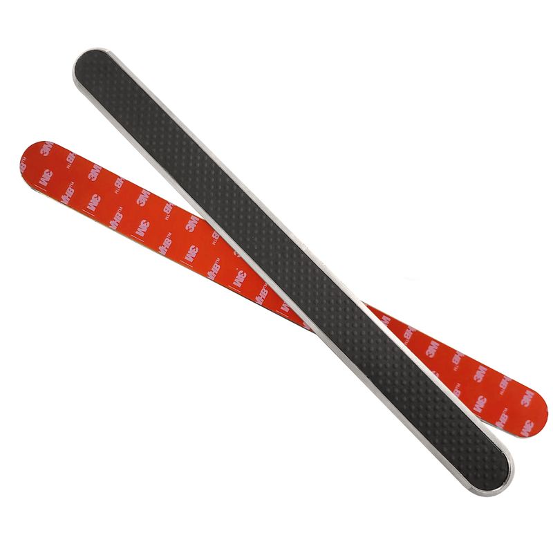 Taktile ribber i stål med ilegg - 28cm med lim. Velg farge. 