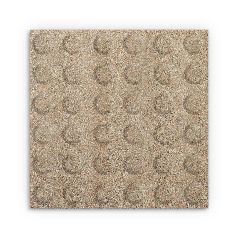Taktile keramiske fliser med knotter – Brunrød spettet m/små sorte og hvite prikker 30*30 cm